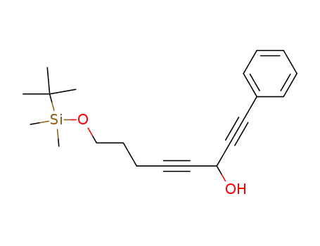 1-phenyl-8-<(dimethyl-tert-butylsilyl)oxy>-1,4-octadiyn-3-ol