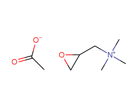 trimethyl-(oxiran-2-ylmethyl)azanium acetate