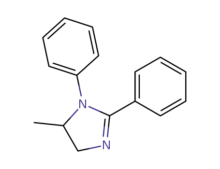 Molecular Structure of 147428-55-5 ((+/-)-5-methyl-1,2-diphenyl-4,5-dihydro-1H-imidazole)