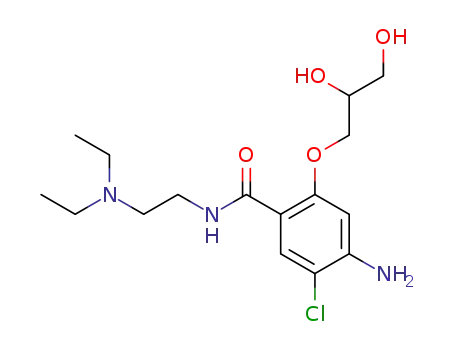 4-amino-5-chloro-N-<2-(diethylamino)ethyl>-2-(2,3-dihydroxypropoxy)benzamide