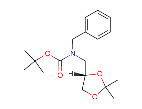 N-benzyl-N-(tert-butoxycarbonyl)-N-<O-2,3-isopropylidene-2(S),3-dihydroxypropyl>amine
