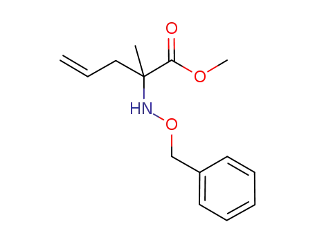 methyl 2-(benzyloxyamino)-2-methyl-4-pentenoate