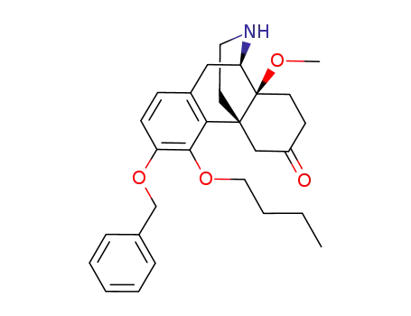 4-n-butoxy-3-(benzyloxy)-14-methoxymorphinan-6-one