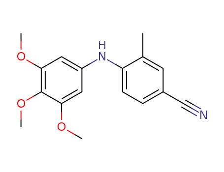 4-cyano-N-(3',4',5'-trimethoxyphenyl)-2-methylaniline