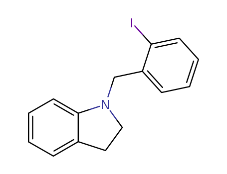 1H-Indole, 2,3-dihydro-1-[(2-iodophenyl)methyl]-