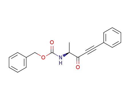 (S)-N-Cbz-4-amino-1-phenyl-1-pentyn-3-one