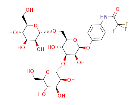 Molecular Structure of 102717-28-2 (4-trifluoroacetamidophenylmannopyranosyl-(1-3)-O-(mannopyranosyl-(1-6))-mannopyranoside)