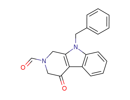 2H-Pyrido[3,4-b]indole-2-carboxaldehyde,
1,3,4,9-tetrahydro-4-oxo-9-(phenylmethyl)-