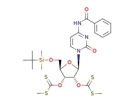 N<sup>4</sup>-5'-O-(tert-butyldimethylsilyl)-2',3'-bis-O-<(methylthio)thiocarbonyl>cytidine