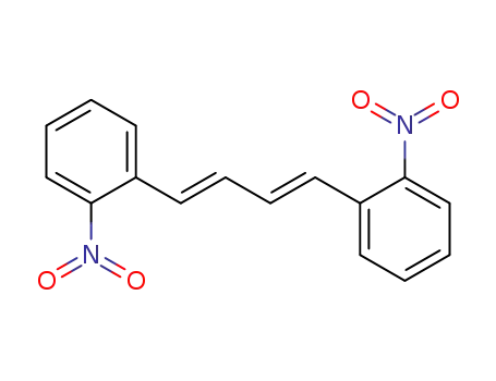 Molecular Structure of 87259-89-0 ((1E,3E)-1,4-Bis(2-Nitrophenyl)Buta-1,3-Diene)