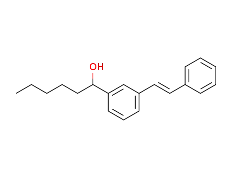 Benzenemethanol, a-pentyl-3-(2-phenylethenyl)-, (E)-
