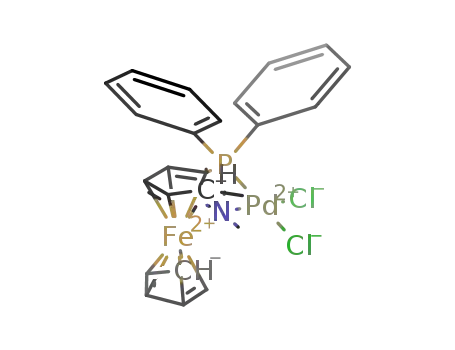 디클로로[(S)-N,N-디메틸-1-[(R)-2-(디페닐포스피노)페로세닐]에틸-아민]팔라듐(II)