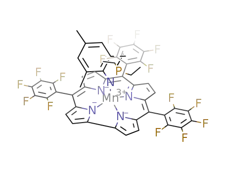 manganeser(III) 5,10,15-tris(pentafluorophenyl)corrole NPEt<sub>3</sub>(mesityl)