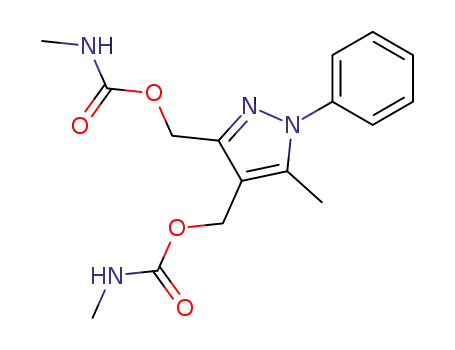 (5-methyl-1-phenyl-1H-pyrazole-3,4-diyl)dimethanediyl bis(methylcarbamate)