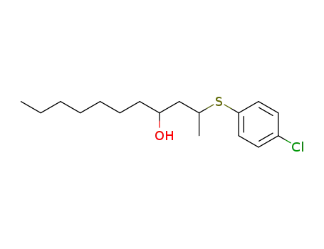 2-(4-Chloro-phenylsulfanyl)-undecan-4-ol