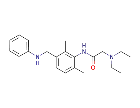 2-diethylamine-N-(2,6-dimethyl-3-phenylaminomethyl-phenyl)-acetamide