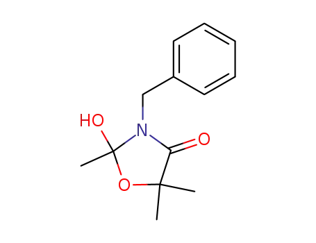 3-benzyl-2-hydroxy-2,5,5-trimethyloxazolidin-4-one