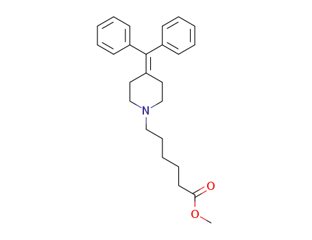 6-(4-Benzhydrylidene-piperidin-1-yl)-hexanoic acid methyl ester