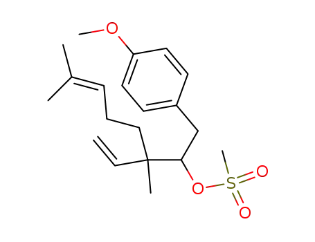 1-(4-Methoxyphenyl)-3,7-dimethyl-3-vinyloct-6-en-2-yl methanesulphonate