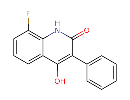 2(1H)-Quinolinone,8-fluoro-4-hydroxy-3-phenyl-