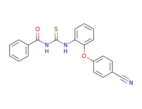 1-Benzoyl-3-[2-(4-cyano-phenoxy)-phenyl]-thiourea