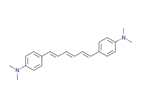 Molecular Structure of 120343-25-1 (Benzenamine,
4,4'-(1E,3E,5E)-1,3,5-hexatriene-1,6-diylbis[N,N-dimethyl-)