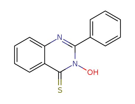 Molecular Structure of 13961-53-0 (4(3H)-Quinazolinethione, 3-hydroxy-2-phenyl-)