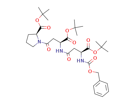 L-Proline, 1-[N-[N-[(phenylmethoxy)carbonyl]-L-b-aspartyl]-L-b-aspartyl]-,
tris(1,1-dimethylethyl) ester