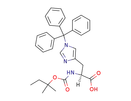 N<sup>α</sup>-tert-amyloxycarbonyl-N<sup>im</sup>-tritylhistidine