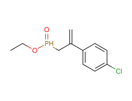 ethyl <2-(4-chlorophenyl)propen-2-yl>phosphinate
