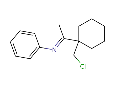 (1E)-1-[1-(Chloromethyl)cyclohexyl]-N-phenylethan-1-imine