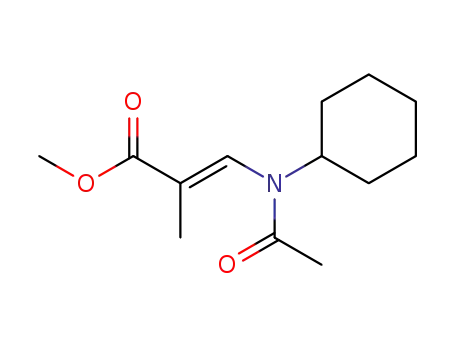 (E)-3-(Acetyl-cyclohexyl-amino)-2-methyl-acrylic acid methyl ester