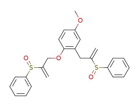 4-methoxy-2-(2-phenylsulfinyl-2-propenyl)phenyl 2-phenylsulfinyl-2-propyl ether