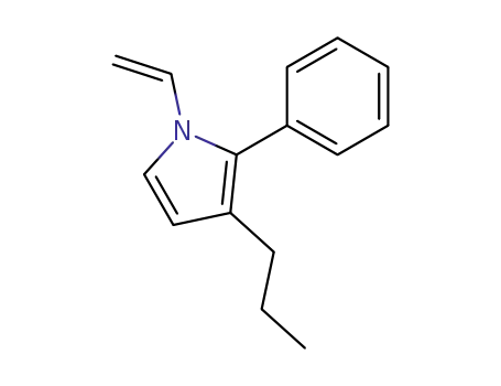 Molecular Structure of 63045-58-9 (1H-Pyrrole, 1-ethenyl-2-phenyl-3-propyl-)