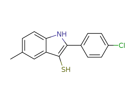 1H-Indole-3-thiol, 2-(4-chlorophenyl)-5-methyl-