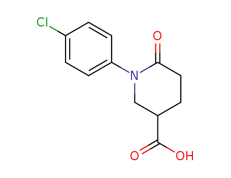 1-(4-chlorophenyl)-6-oxo-piperidine-3-carboxylic acid