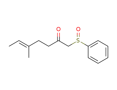 (E)-5-Methyl-1-(phenylsulfinyl)-5-hepten-2-one