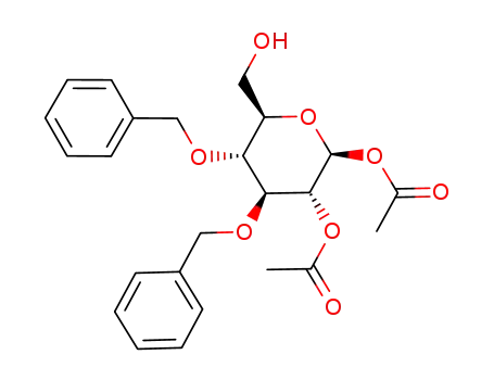 1,2-di-O-acetyl-3,4-di-O-benzylhexopyranose