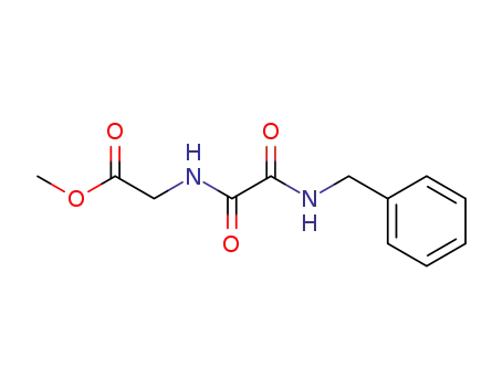 Molecular Structure of 96042-90-9 (Glycine, N-[2-oxo-N-(phenylmethyl)glycyl]-, methyl ester)