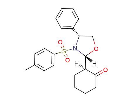 (S)-2-[(2R,4R)-4-Phenyl-3-(toluene-4-sulfonyl)-oxazolidin-2-yl]-cyclohexanone