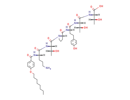 Thr-Thr-Homotyr-Pro-Thr-α-N-(octyloxybenzoyl)-Orn