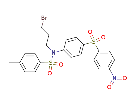 Benzenesulfonamide,
N-(3-bromopropyl)-4-methyl-N-[4-[(4-nitrophenyl)sulfonyl]phenyl]-