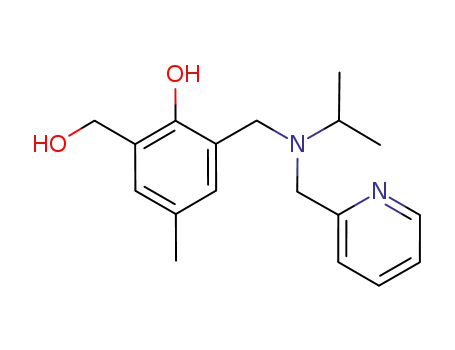 2-(N-isopropyl-N-(2-pyridylmethyl)amino-methyl-6-hydroxymethyl)-4-methylphenol