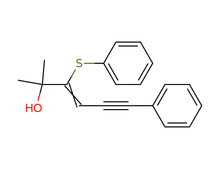 3-phenylthio-2-methyl-6-phenyl-3-hexen-5-yn-2-ol
