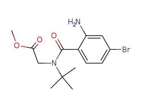[(2-Amino-4-bromo-benzoyl)-tert-butyl-amino]-acetic acid methyl ester