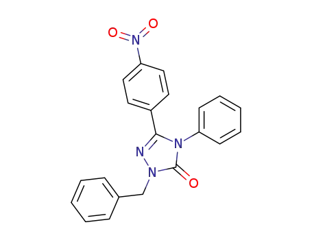 2-Benzyl-5-(4-nitro-phenyl)-4-phenyl-2,4-dihydro-[1,2,4]triazol-3-one