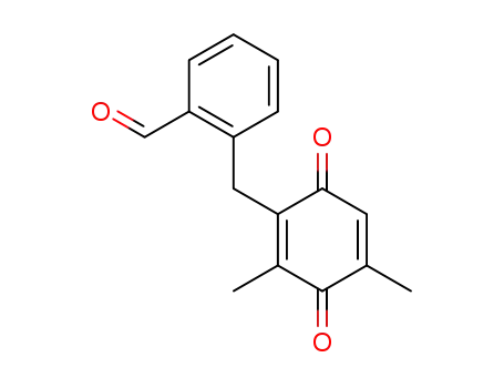 2-(2-formylbenzyl)-3,5-dimethyl-1,4-benzoquinone