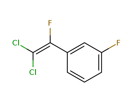 Molecular Structure of 118527-32-5 (m-(2,2-dichloro-1-fluoroethenyl)fluorobenzene)