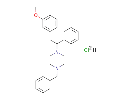 Piperazine, 1-[2-(3-methoxyphenyl)-1-phenylethyl]-4-(phenylmethyl)-,
dihydrochloride