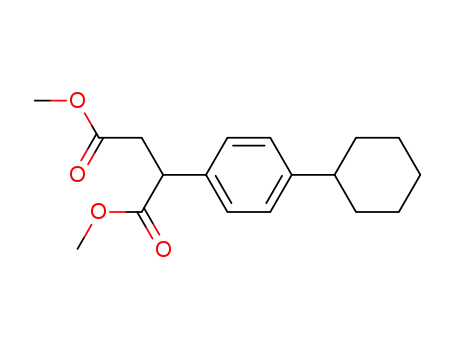 dimethyl 2-(4-cyclohexylphenyl)succinate